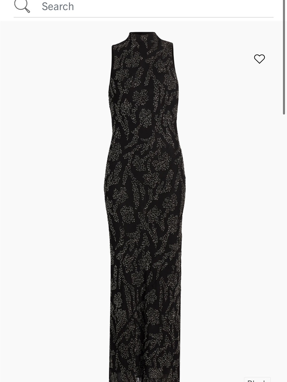 Veronica Beard Black Sleeveless Floral-Print Maxi Dress